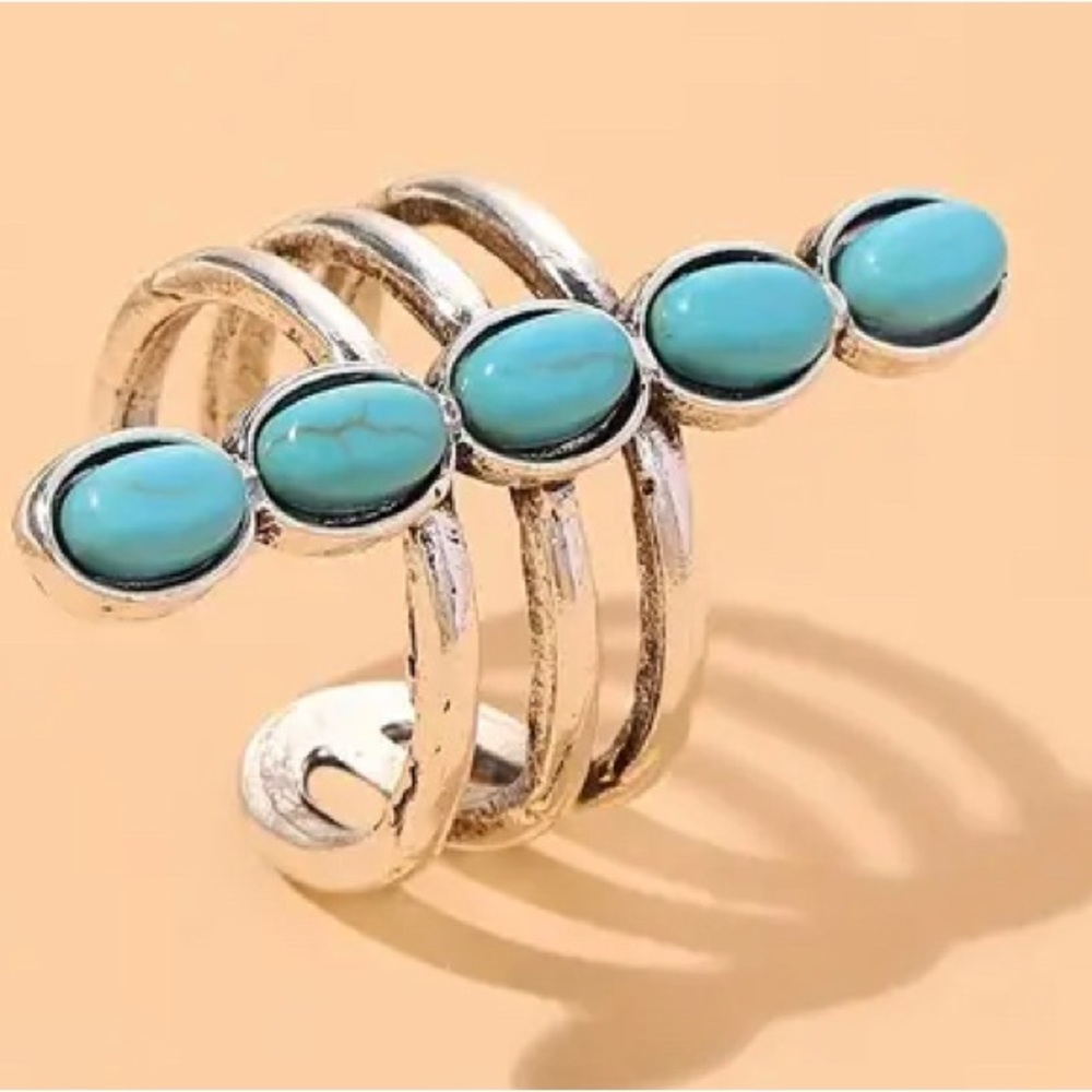 Turquoise ring. - Picture 2 of 3